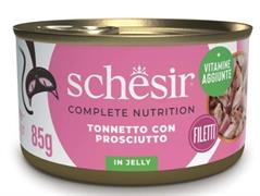 SCHESIR CAT JELLY TONNETTO PROSCIUTTO GR 85