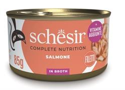 SCHESIR CAT BRODO FILETTI SALMONE GR 85