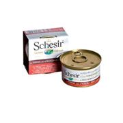 SCHESIR CAT NATURAL TONNO/MANZO/RISO GR 85