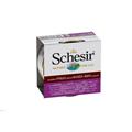 SCHESIR CAT NATURAL POLLO/MANZO/RISO GR 85