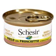 SCHESIR CAT BRODO POLLO/PROSCIUTTO GR 70