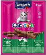 CAT-STICK ANATRA E CONIGLIO 3 PZ GR 18