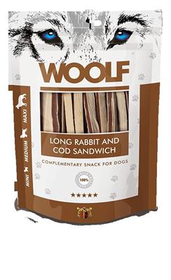 WOOLF SANDWICH CONIGLIO/MERLUZZO GR 100