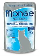 MONGE CAT BUSTE TONNO/ALICI 24 X GR 80