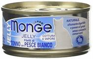 MONGE CAT TONNO/PESCE BIANCO JELLY GR 80
