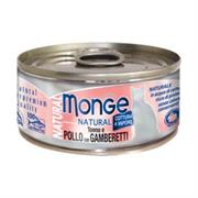 MONGE CAT POLLO/GAMBERETTI GR 80
