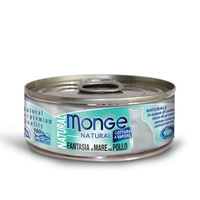MONGE CAT FANTASIA MARE/POLLO GR 80