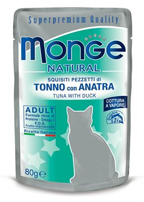 MONGE CAT BUSTE TONNO/ANATRA 24 X GR 80
