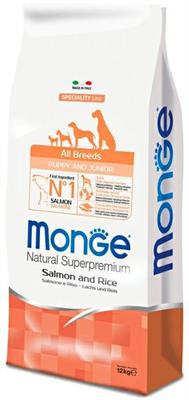 MONGE DOG PUPPY SALMONE KG 12