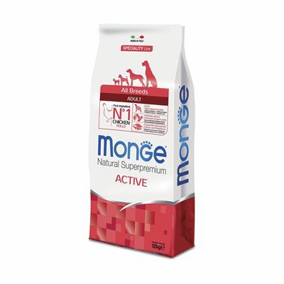 MONGE DOG ACTIVE POLLO KG 12