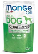 MONGE DOG GRILL BUSTE AGNELLO/VERDURE 24 X GR 100