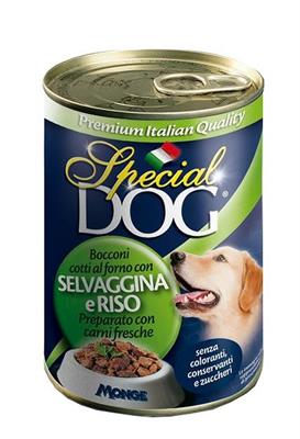 SPECIAL DOG BOCCONI RISO/SELVAGGINA 24 X GR 400