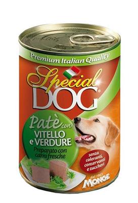 SPECIAL DOG PATE' VITELLO/VERDURE 24 X GR 400