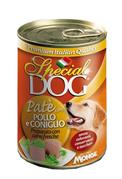 SPECIAL DOG PATE' POLLO/CONIGLIO 24 X GR 400