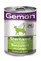 GEMON CAT BOCCONI STERILIZED CONIGLIO 24 X GR 415