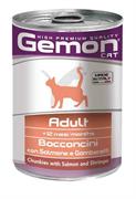GEMON CAT BOCCONI SALMONE/GAMBERETTI 24 X GR 415