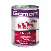 GEMON DOG PATE TRIPPA/MANZO 24 x GR 400