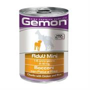 GEMON DOG MINI BOCCONI POLLO/RISO 24 X GR 415