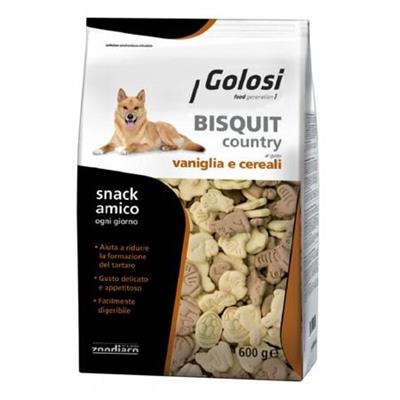 GOLOSI BISCOTTI COUNTRY VANIGLIA/CEREALI GR 600