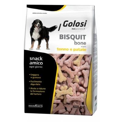 GOLOSI BISCOTTI BONE TONNO/PATATE GR 600