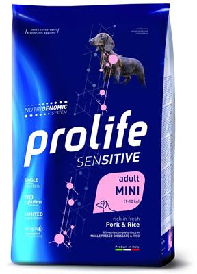 PROLIFE DOG SENSITIVE MINI MAIALE/RISO KG 7