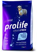 PROLIFE DOG GRAIN FREE MEDIUM/LARGE SOGLIOLA/PATATE KG 10