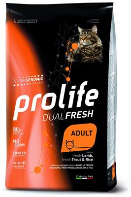 PROLIFE CAT DUAL FRESH AGNELLO/TROTA/RISO GR 400