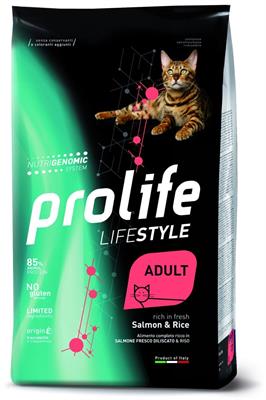 PROLIFE CAT LIFESTYLE SALMONE/RISO KG 1,5
