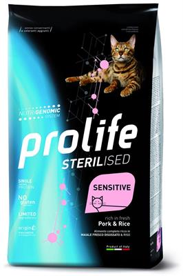 PROLIFE CAT STERILIZED MAIALE/RISO KG 1,5