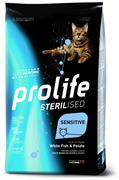 PROLIFE CAT STERILIZED PESCE BIANCO/PATATE GR 400