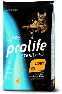 PROLIFE CAT STERILIZED LIGHT OCA/MANZO/RISO KG 1,5