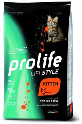 PROLIFE CAT LIFESTYLE KITTEN POLLO/RISO KG 1,5