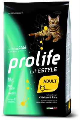 PROLIFE CAT LIFESTYLE POLLO/RISO GR 400