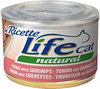 LIFECAT RICETTE TONNO/GAMBERETTI GR 150