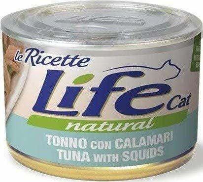 LIFECAT RICETTE TONNO/CALAMARI/FAGIOLI GR 150