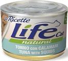 LIFECAT RICETTE TONNO/CALAMARI/FAGIOLI GR 150