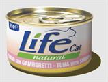 LIFECAT NEW TONNO/GAMBERETTI GR 85