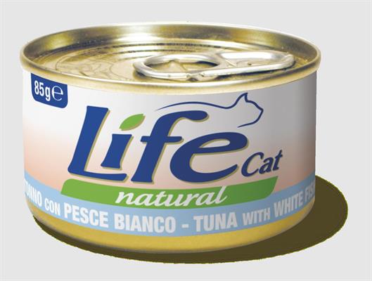 LIFECAT NEW TONNO/PESCE BIANCO GR 85