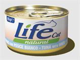 LIFECAT NEW TONNO/PESCE BIANCO GR 85