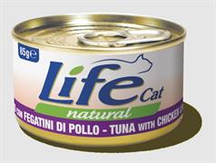 LIFECAT NEW SALMONE/POLLO GR 85