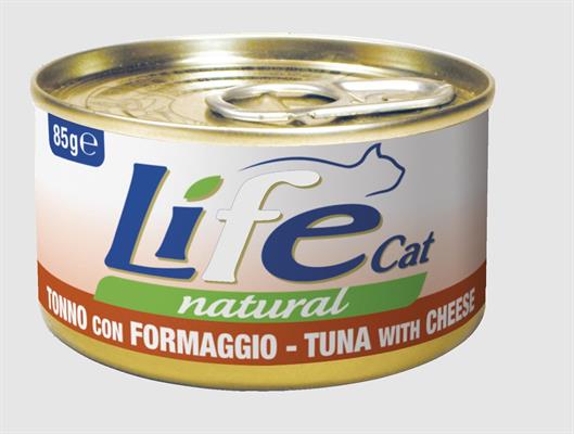 LIFECAT NEW TONNO/FORMAGGIO GR 85