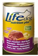 LIFEDOG MANZO PEZZETTONI/PATATE/VERDURE GR 400