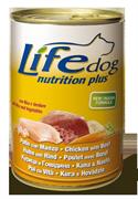LIFEDOG POLLO/MANZO GR 400