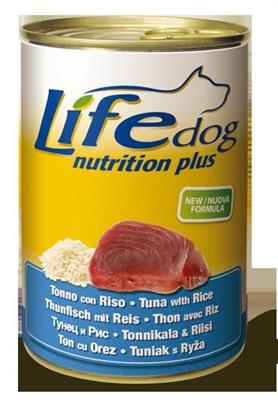 LIFEDOG TONNO/RISO GR 400