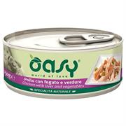 OASY DOG POLLO/FEGATO/VERDURE GR 150