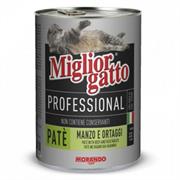 MIGLIOR GATTO PATE' MANZO/ORTAGGI 24 X GR 400