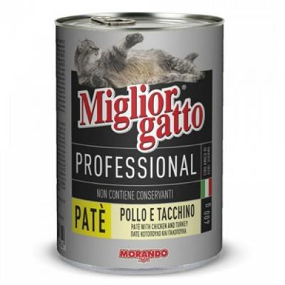 MIGLIOR GATTO PATE' POLLO/TACCHINO 24 X GR 400