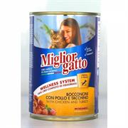 MIGLIOR GATTO BOCCONI POLLO/TACCHINO 24 X GR 405
