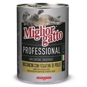 MIGLIOR GATTO BOCCONI FEGATINI POLLO 24 X GR 405