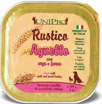 UNIPRO RUSTICO AGNELLO +7 RISO/PATATE 32 X GR 100